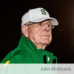 Jim Harshaw interviews retired Summerville, SC head football coach John McKissick