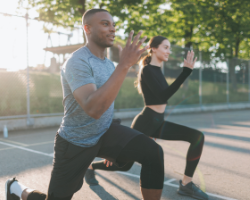 A man and a woman working out (Success Through Failure episode 363: Health Mastery: Finding Consistency and Discipline in Your Physical and Emotional Health)